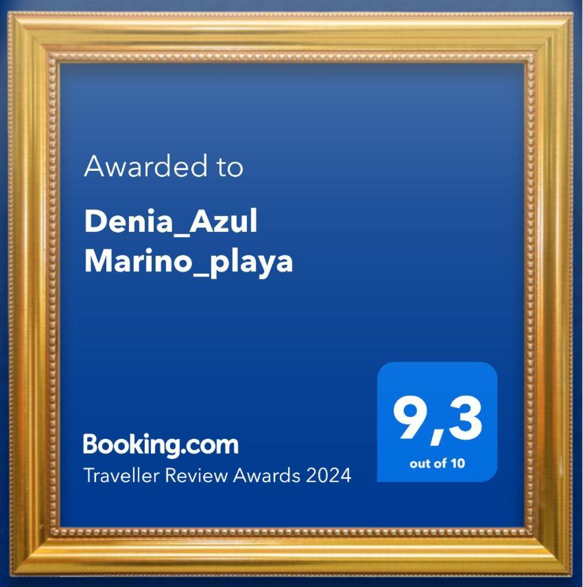 Denia_Azul Marino_Playa Leilighet Eksteriør bilde